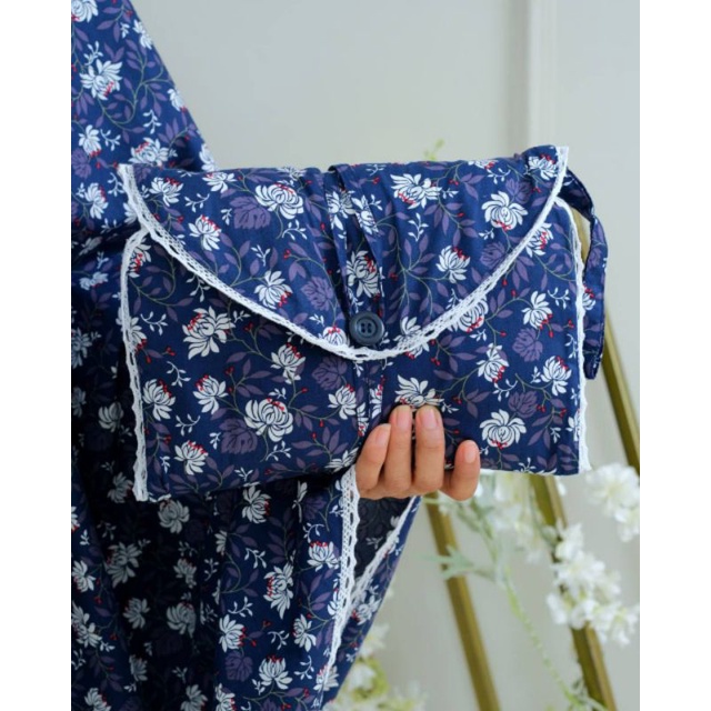 Mukena Katun Jepang Zlassica Pocket 22-1379
