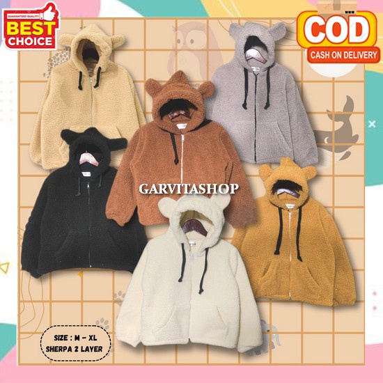 Hoodie Sweater Remaja Bahan Tebal 11 12 13 14 15 Tahun Jacket Anak Cewek Korean Style Motif Karakter