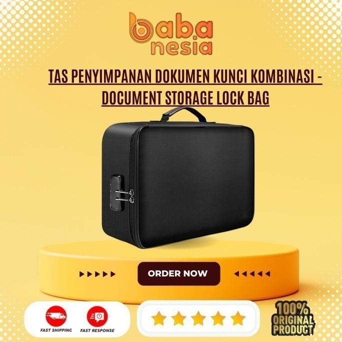 

Document Storage Lock Bag - Tas Penyimpanan Dokumen Kunci Kombinasi