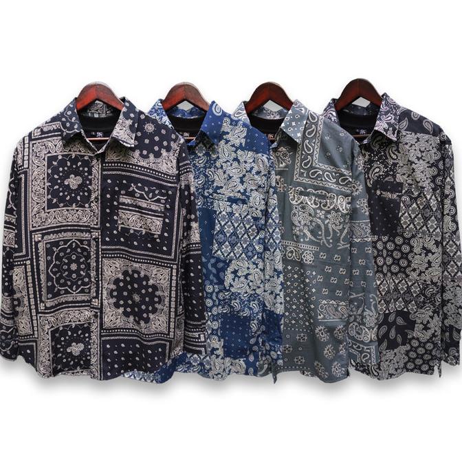 KEMEJA BATIK PRIA JUMBO BIGSIZE XXXXXL