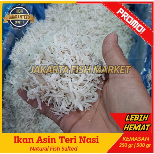 

GROSIR ikan asin teri medan super 500 gr