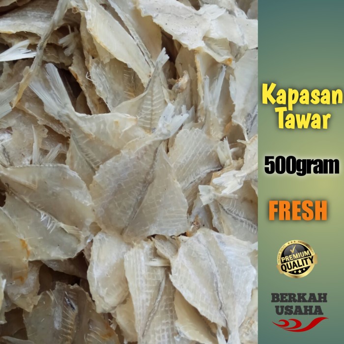 

IKAN ASIN TIPIS PAKANG KAPASAN TAWAR Per 500gr TANPA TULANG FRESH