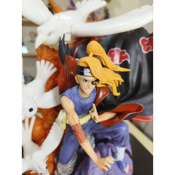 (naruto) (box) action figure statue anime deidara asuka akatsuki
