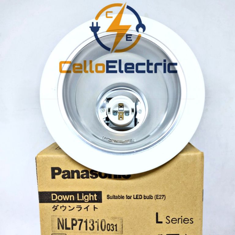 PALING DICARI Downlight Panasonic 4" Inch NLP 71310 / Fitting Lampu Plafon 4 Inch / Fitting Downligh