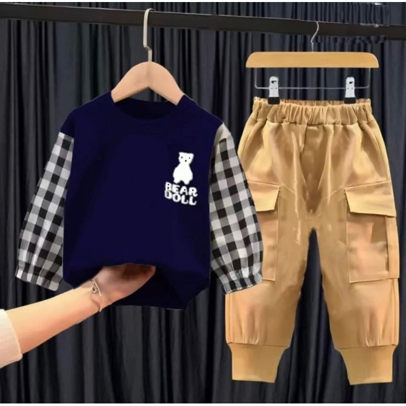 Setelan Anak Laki2 Terbaru 2023 Laki Umur 7 8 Tahun 2 3 1 5 6 4 Kaos Main Bola Bocah Panjang 2In1 Pa