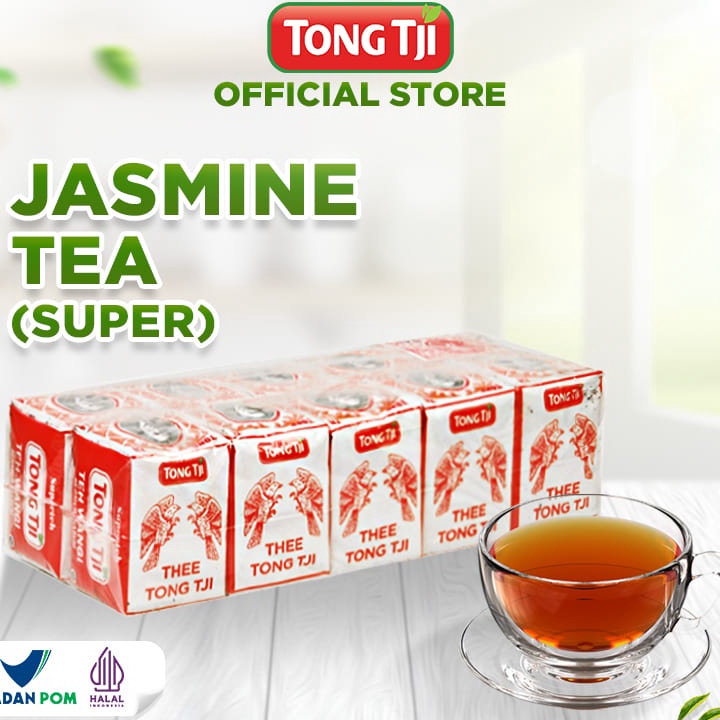 

Best Tong Tji Super Jasmine Tea 40 gram, Teh Seduh (harga per slop)