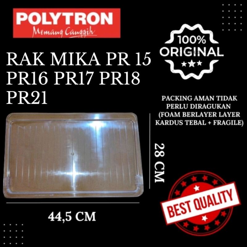 Rak Mika/ Tatakan Dalam Kulkas Polytron Type PR15 PR16 PR17 PR18 PR21 Series