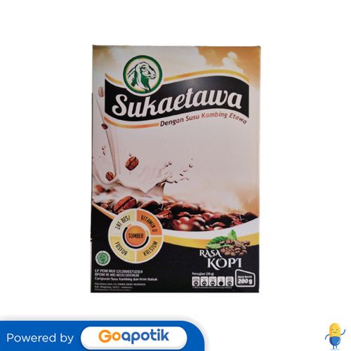 

SUKAETAWA SUSU KAMBING ETAWA RASA KOPI 200 GRAM BOX