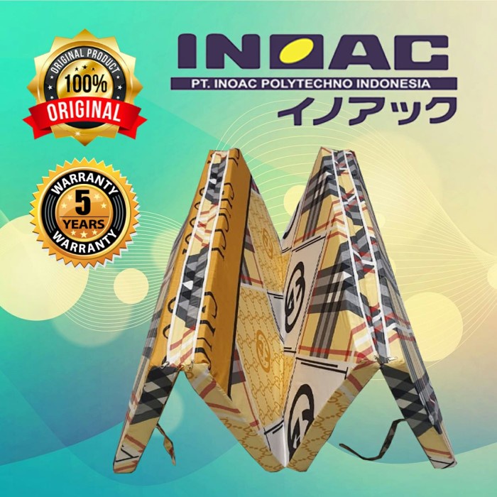 Terlaris Kasur Busa Lipat 4 Inoac 70X200X5 Cm