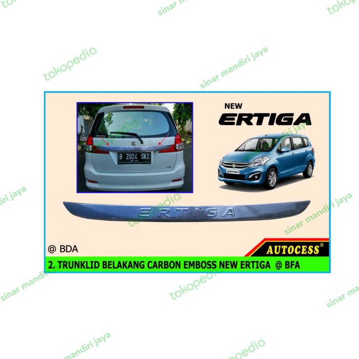 ✅Ready Trunklid Carbon New Ertiga 2016-2017 Limited