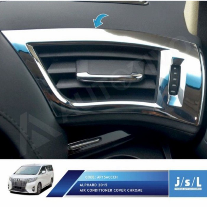 ✅Ready Cover List Ac All New Alphard Cover Chrome Diskon