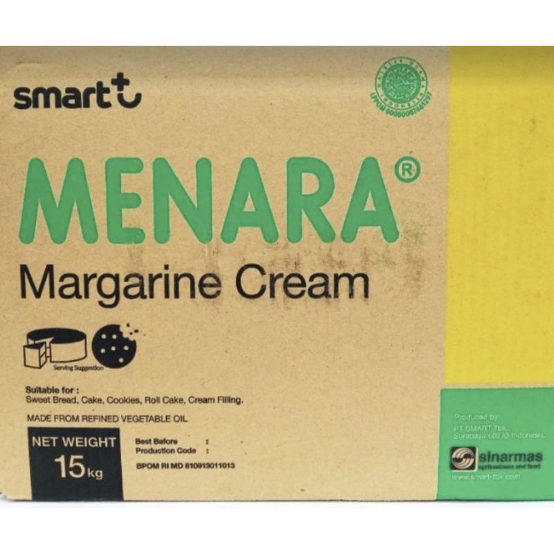 

Menara Margarine / Mentega Kemasan Dus 15 kg