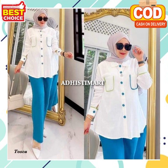 Set 2In1 Devani Setelan Import Gaya Korea Baju Fashion Kerja Kan Qn120 Set 2In1 Audie Hitam Setel Ra