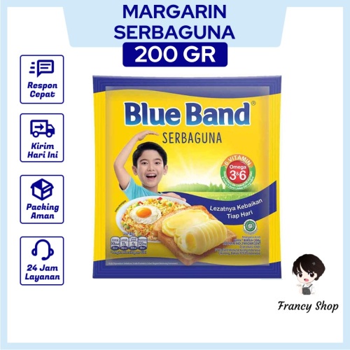 

Margarin Serbaguna Blue Band 200 gr