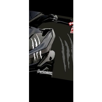 stikercakaran bahan nyala ori 3m