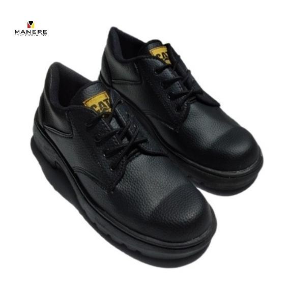 Sepatu Safety Pria Semi Boots Ujung Besi Kerja Proyek lapangan Pdh Pdl