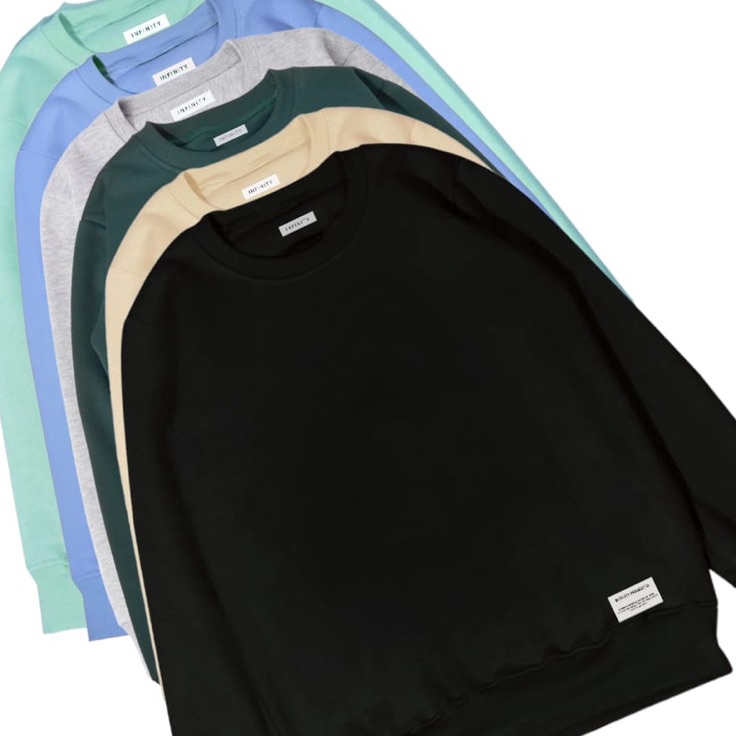 (34J✦@☎ Sweater Crewneck Polos Sweatshirt Polos SIZE M - XXL switer Cowok Cewek Sweater Pria Wanita 