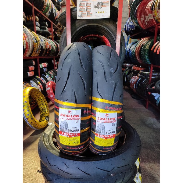 Swallow Slash Razor 110/70-17 120/70-17 130/70-17 Tubeles softcompound harian.