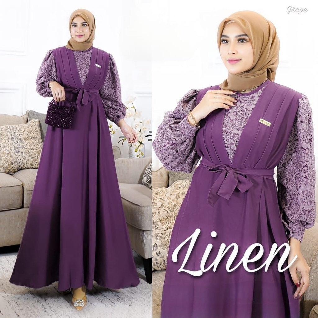 Gamis Wanita Dewasa Terbaru 2023 Viral Remaja Aesthetic Tunik Gamyes Batik Bawah Lutut Sampai Mata K