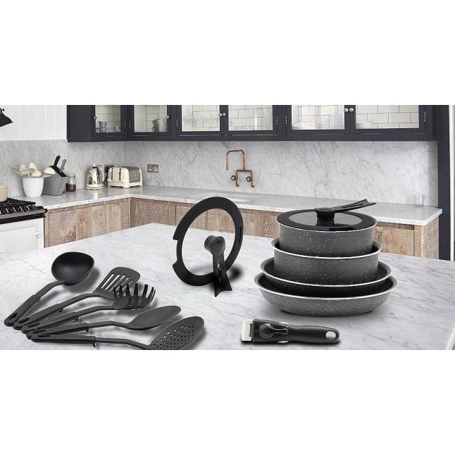Idealife Panci Set / Granite Cookware Set / Il-22A