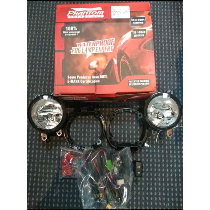 ✨New Fog Lamp Foglamp Lampu Kabut Mobil Avanza Xenia Vvti 2007-2011 Terbaru