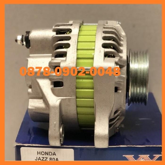[New Ori] Alternator Dinamo Ampere Honda Jazz City 80A 12V - Spare Part Mobil Bisa Gojek