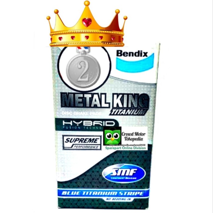 Cod - Mkt Kampas Rem Depan Rav 4 2002 Rav4 2002 Cakram Bendix Kode 073