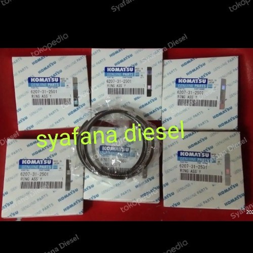 SADS 6207-31-2501 RING PISTON KOMATSU S4D95L S6D95L GENUINE