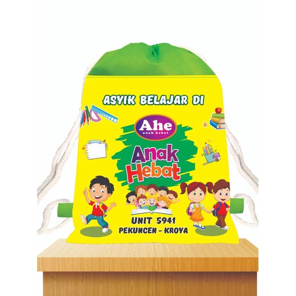 

Tas Souvenir Sekolah/Tas Bimbel/Tas Ahe Ransel Serut