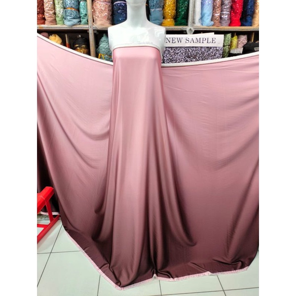 KAIN/BAHAN ARMANY SILK GRADASI/ARMANY SILK GRADASI
