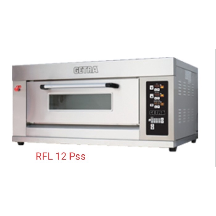 Gas Pizza Deck Oven Getra Rfl-12Pss / Mesin Oven Pizza