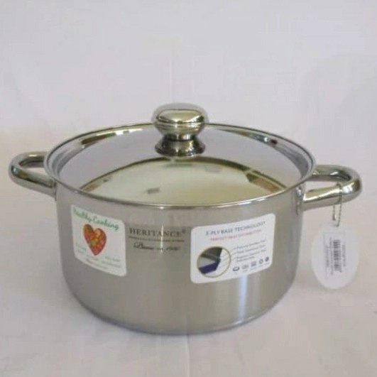 ✨Baru Bima Heritance Saucepot Panci 28Cm 8L Stainless Induction Bp121228 Limited
