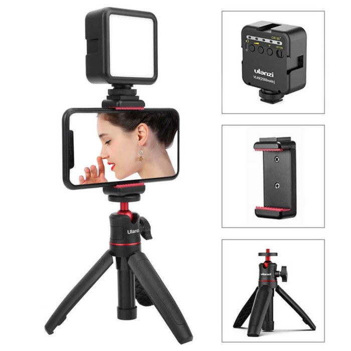 [Original] Ulanzi Combo 7 Kit Smartphone Vlogging Paket Rig Vlog Vlogging Holder Bisa Sameday