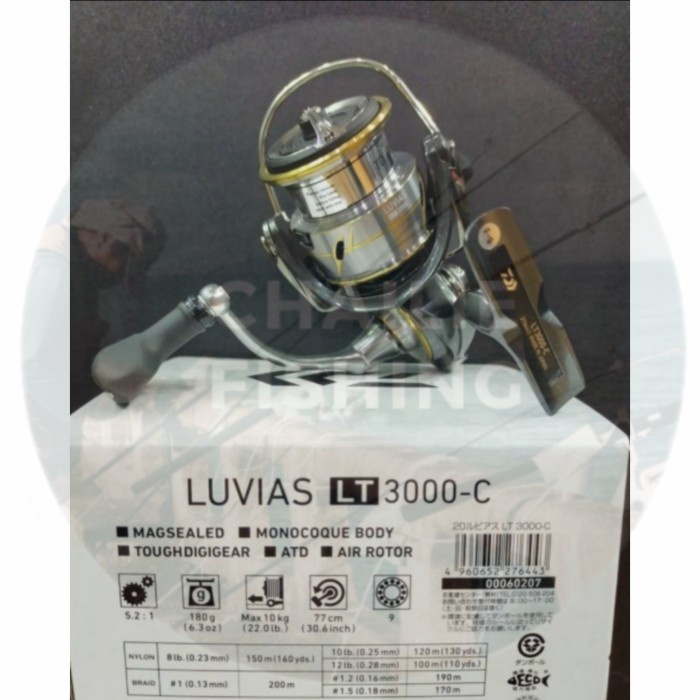 ✨Ori Reel Daiwa Luvias Lt 3000-C 2020 Bisa Sameday