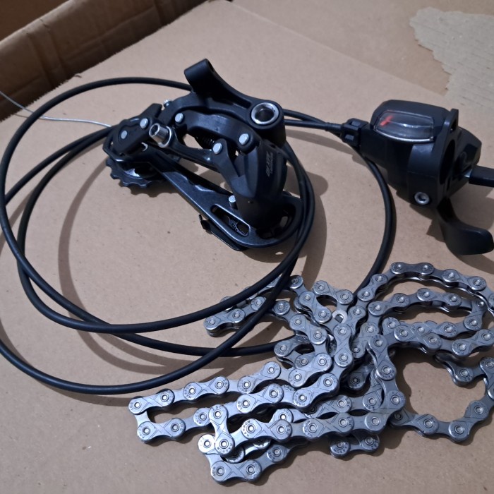 [New Ori] Mini Groupset Sensah Mx10 Rd Shifter Dan Rantai Mx 10 Speed Limited