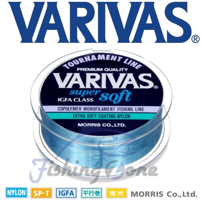 [New Ori] Varivas Tournament Super Soft Monofilament Line 150M - 10Lb/0.26Mm Bisa Gojek