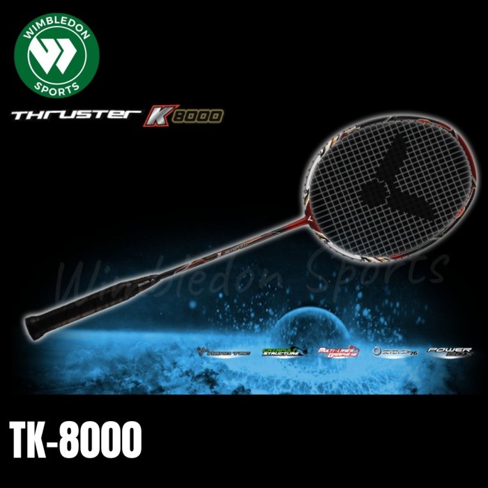 [Best Seller] Sale Raket Badminton Victor Thruster K 8000 / Raket Victor Tk-8000 Terbaru