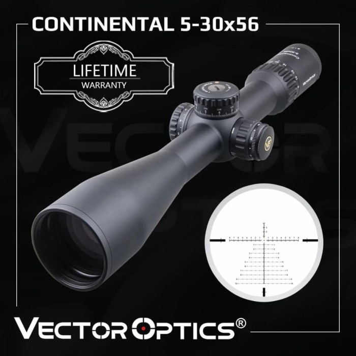 ✨New Ori Vector Optics Continental 5-30X56 Ir Hd Ffp Tube 34 Scff-30 Bisa Sameday
