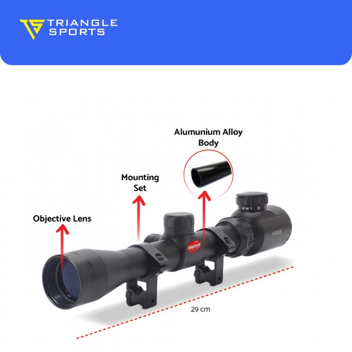 [New Ori] Teleskop Sniper Profesional 3-9X32E Limited