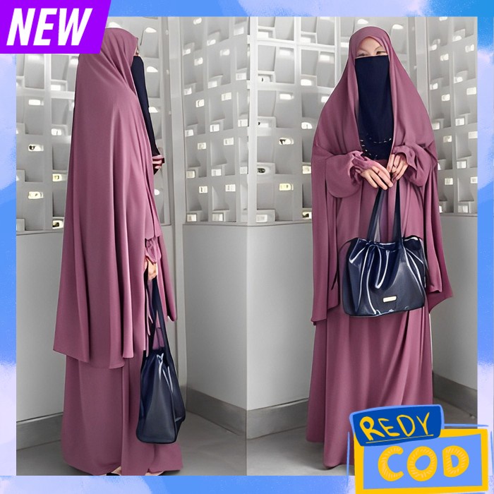 Setelan Gamis Bsju Games Kekinian Dress Pesta Kondangan Gamis 2In1 Branded Ibu Ibu 1 Set Gamis Satu 