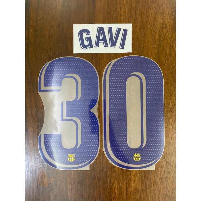 [New] Nameset Original Barcelona 4Th 2022/23 Gavi For Original Jersey Limited