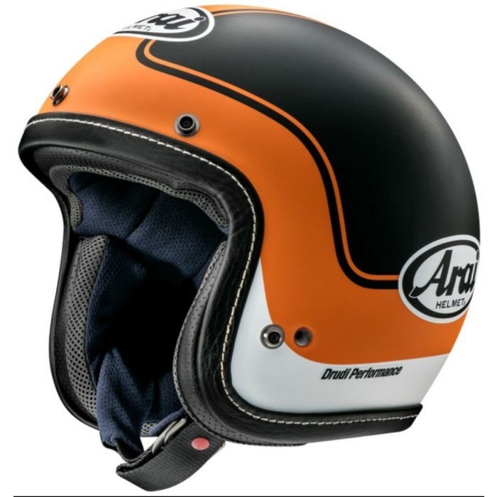 [New Ori] Arai Classic Air Era Black  Helm Half Face  Helm Retro Vintage Bisa Gojek