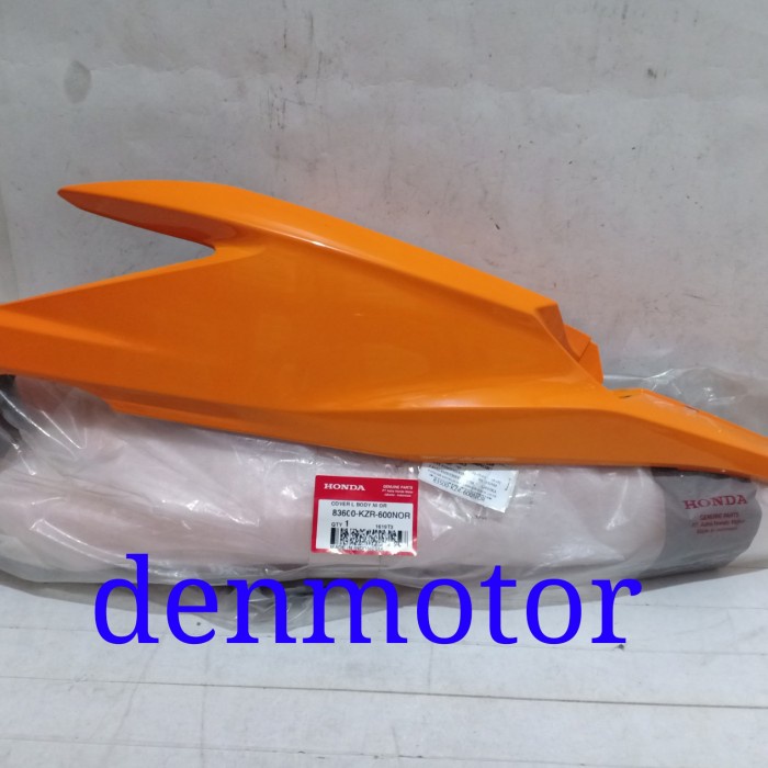 [Baru] Cover Bodi Vario 125 Helm In Orange Original 83500/83600-Kzr-600N0R Berkualitas