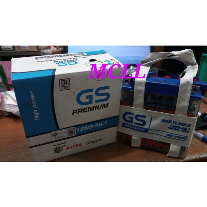 ✨New Aki Gs 12N9-4B1M Thunder 125/Bajaj Pulsar Basah Bisa Gojek