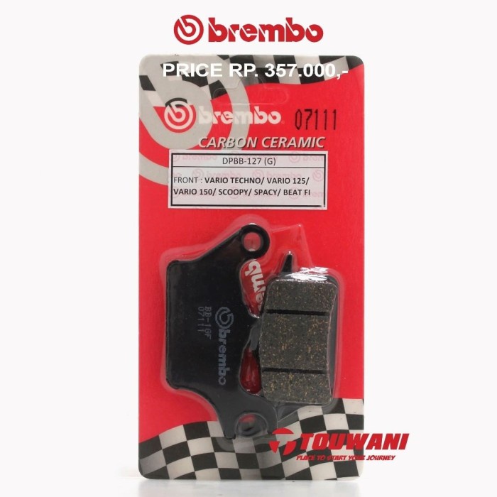 ✨Original Kampas Rem Brembo Cc Carbon Ceramic 07111 Honda Vario Tecno Vario 125 Limited