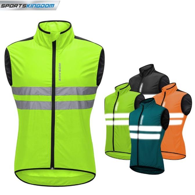 Terbaik Baju Rompi Vest Jersey Sepeda Roadbike Premium Wosawe Seli Mtb Original