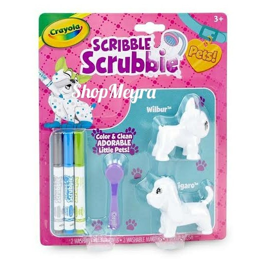 

Crayola Scribble Scrubbie Color and Clean Adorable Little Pets