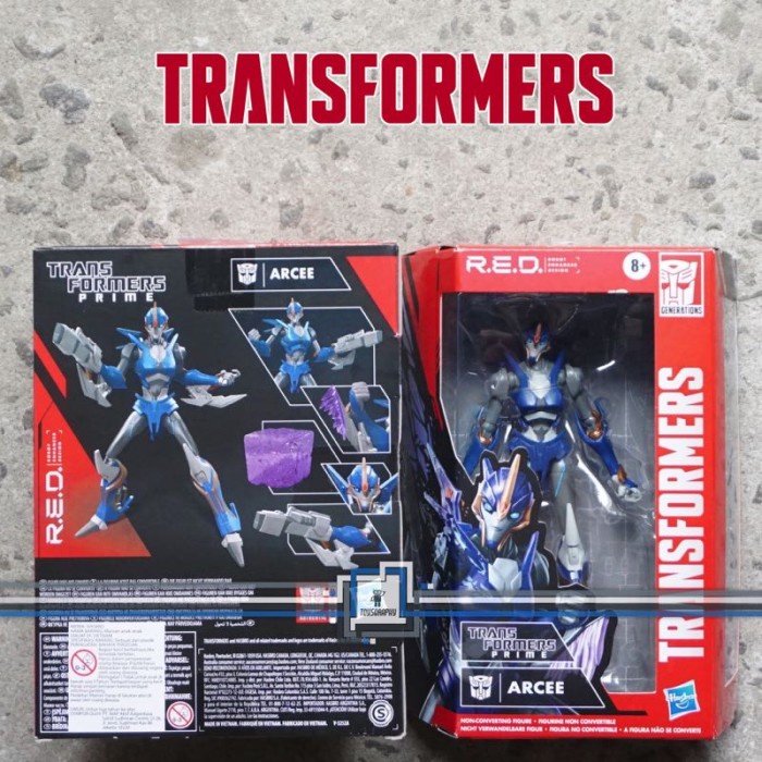 ✅COD Transformers Prime R.E.D Arcee Red Full Artikulasi Bisa Sameday