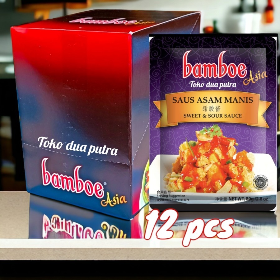 

Bumbu bamboe Saus Asam manis 80 gr X 12 pcs / bamboe bumbu 1 box isi 12 pcs