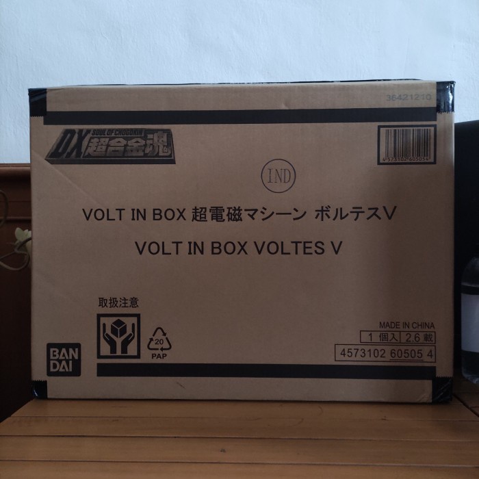 ✨New Ori Bandai Soul Of Chogokin - Dx Soc Volt Machine - Volt In Box - Voltes V Berkualitas